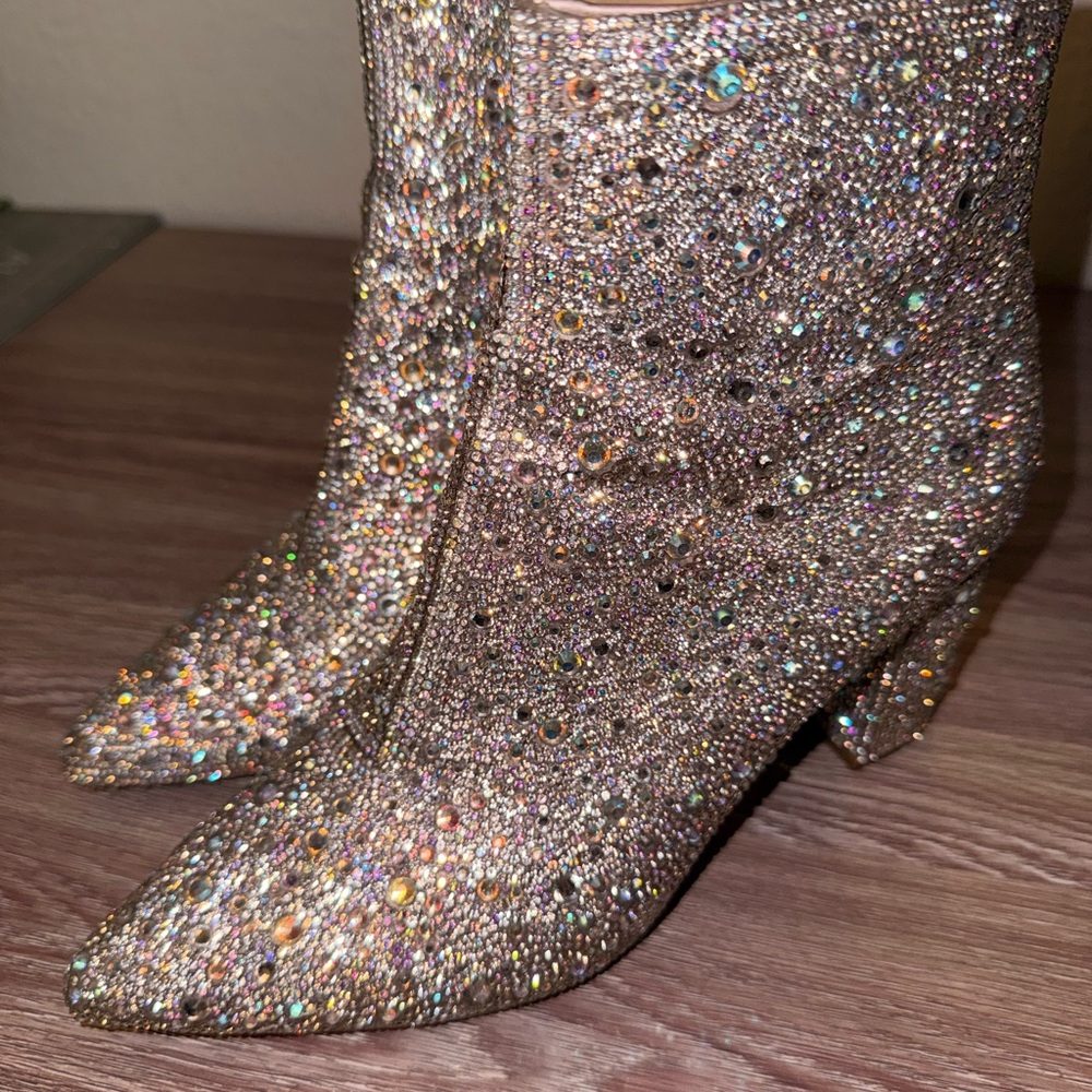 Betsey Johnson Rhinestone Boots